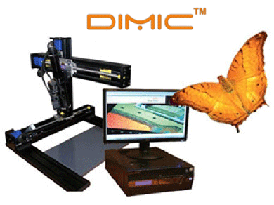 Digital video microscopy setup Dimic XYZ