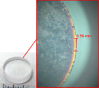 Microscopy. Professional digital camera X-loupe application