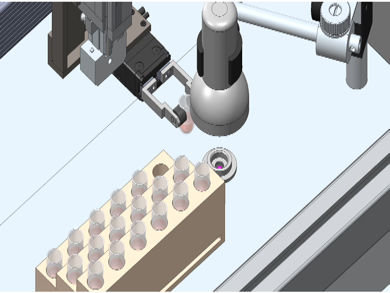 XRF, sample system robotic arm